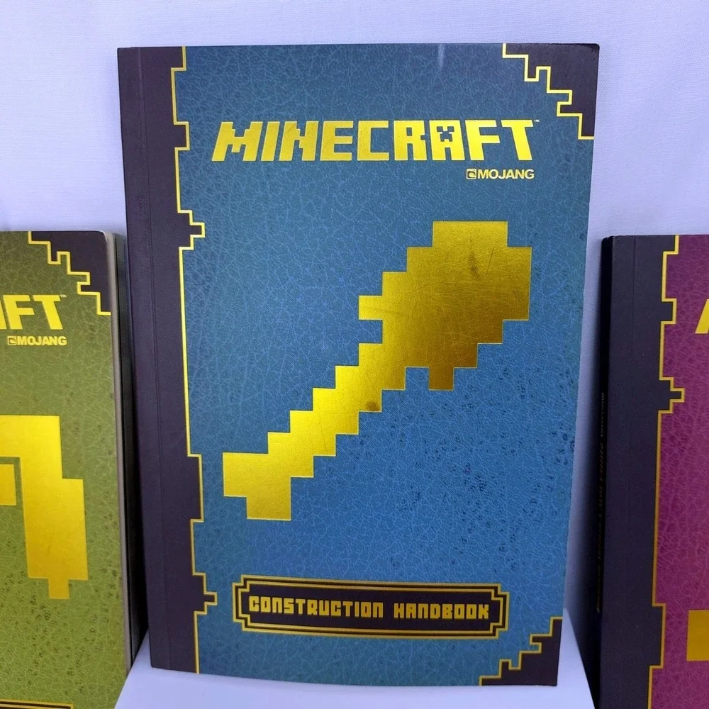 Minecraft Handbook Set Mojang (Combat, Construction,‎ Essential) 2015
